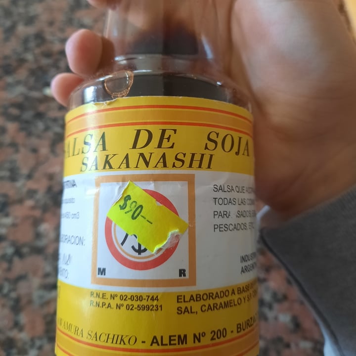 photo of SAKANASHI Salsa De Soja Sakanashi shared by @milicivitella on  05 Jun 2021 - review