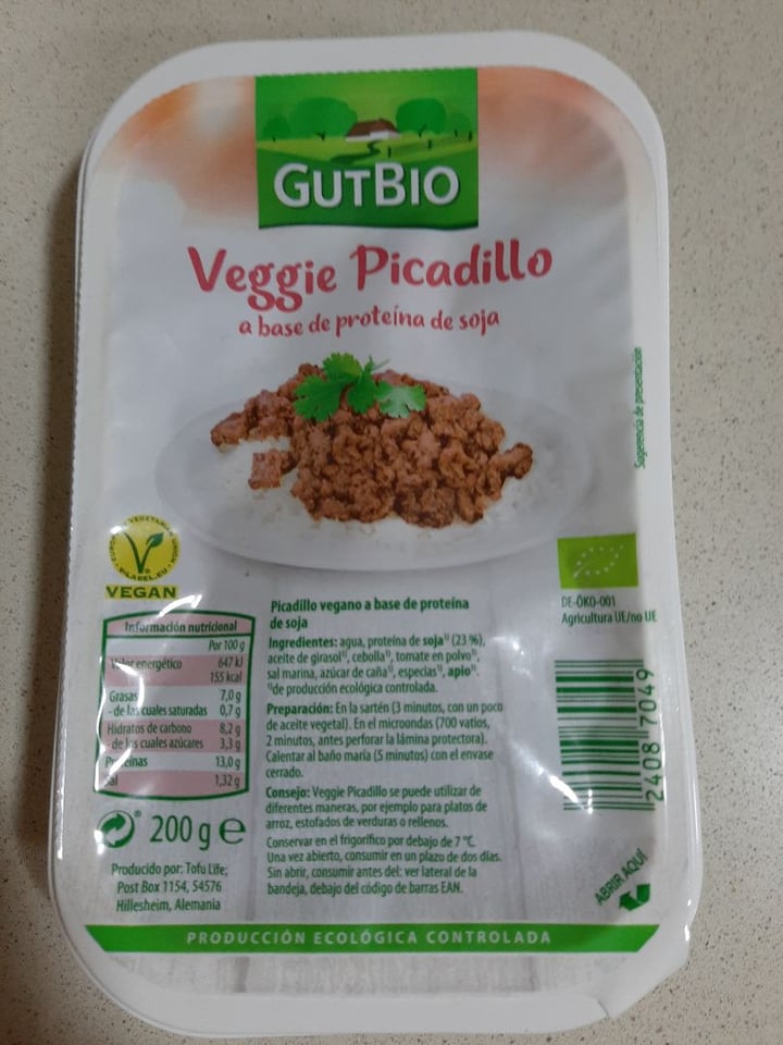 photo of GutBio Veggie Picadillo shared by @mini on  24 Oct 2019 - review