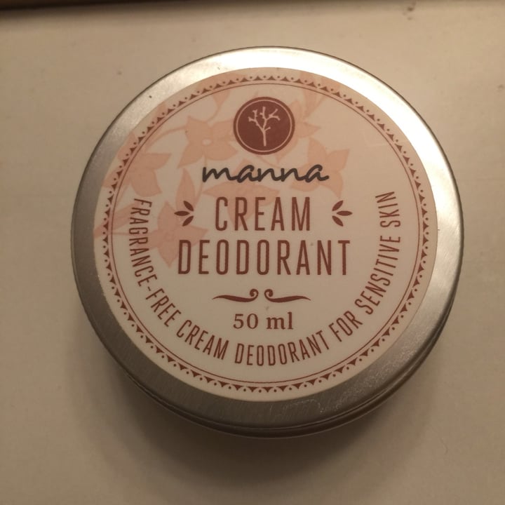 photo of Manna Natural Cosmetics Deodorant shared by @frida on  11 Oct 2020 - review