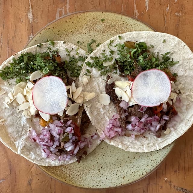 「Tacos de Alambre de Soya」の料理の写真