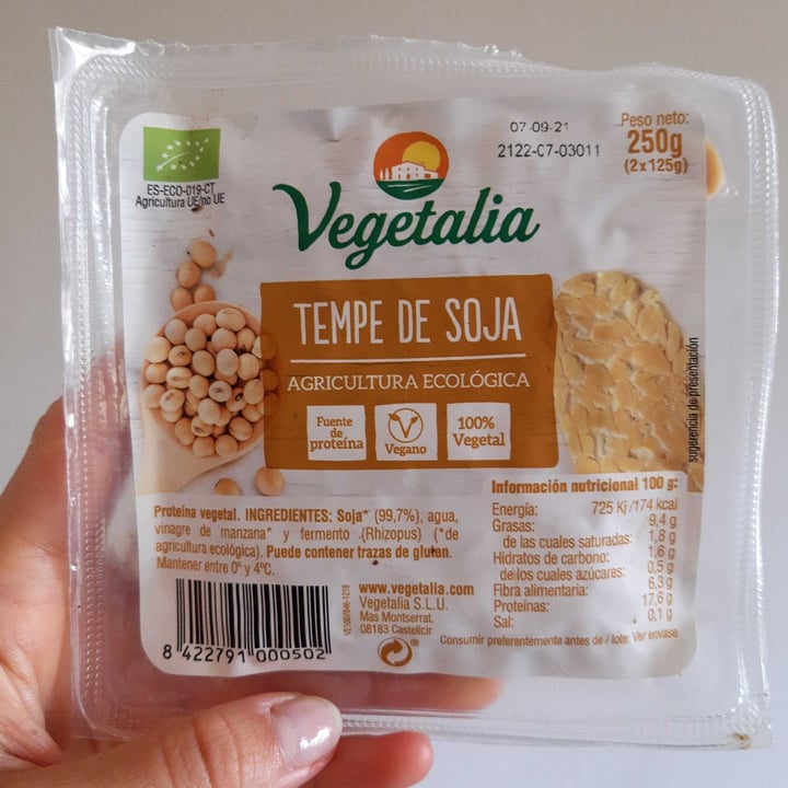 review photo of Vegetalia Tempe de Soja shared by @vegankarol on 20 Aug 2021 - review