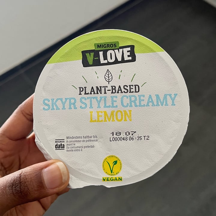 review photo of Migros V-Love Plant-Based Skyr Style Creamy Lemon shared by @nyamsss on 30 Jun 2022 - review