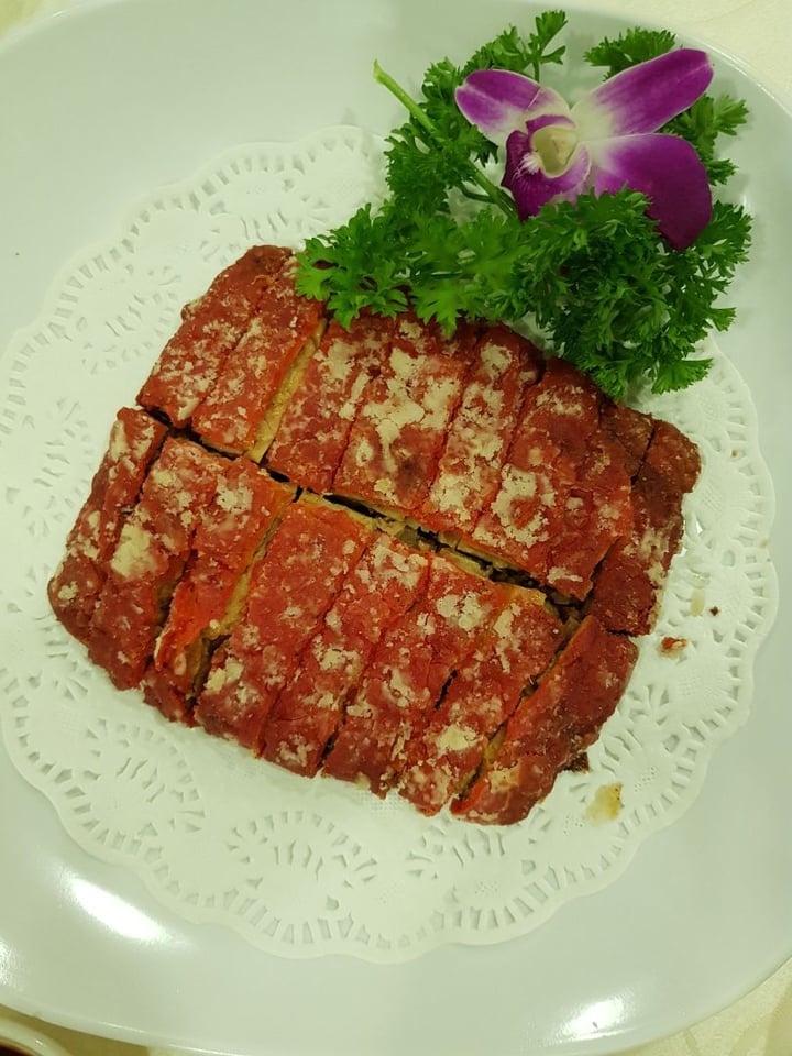 photo of Miao Yi Vegetarian Restaurant Double Flavour Broiled Mock Pig shared by @annlye on  06 Aug 2019 - review