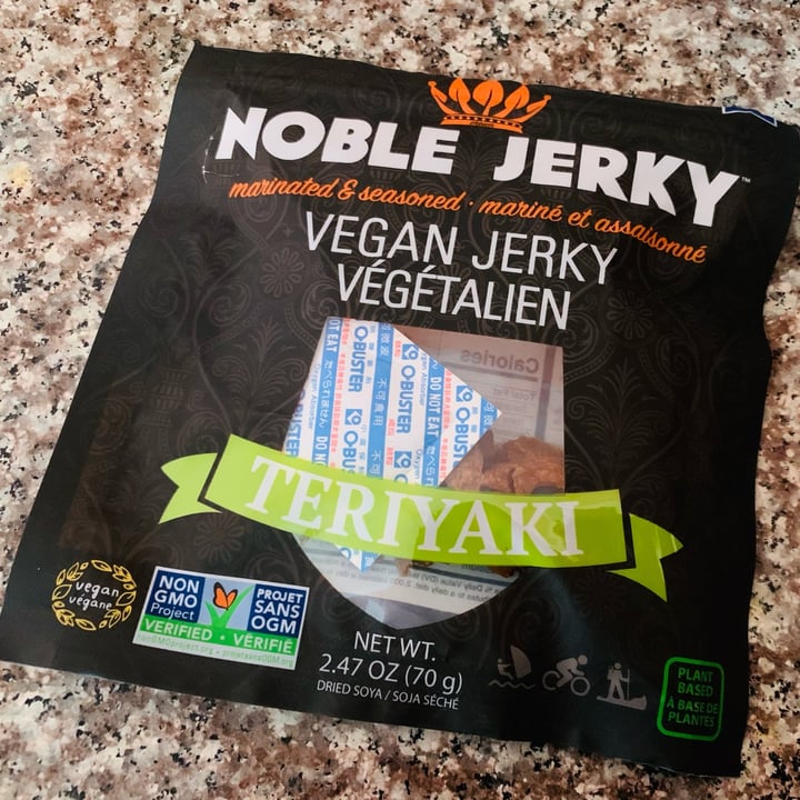 photo of Noble Jerky Vegan Jerky Teriyaki shared by @allhess on  21 Jan 2022 - review