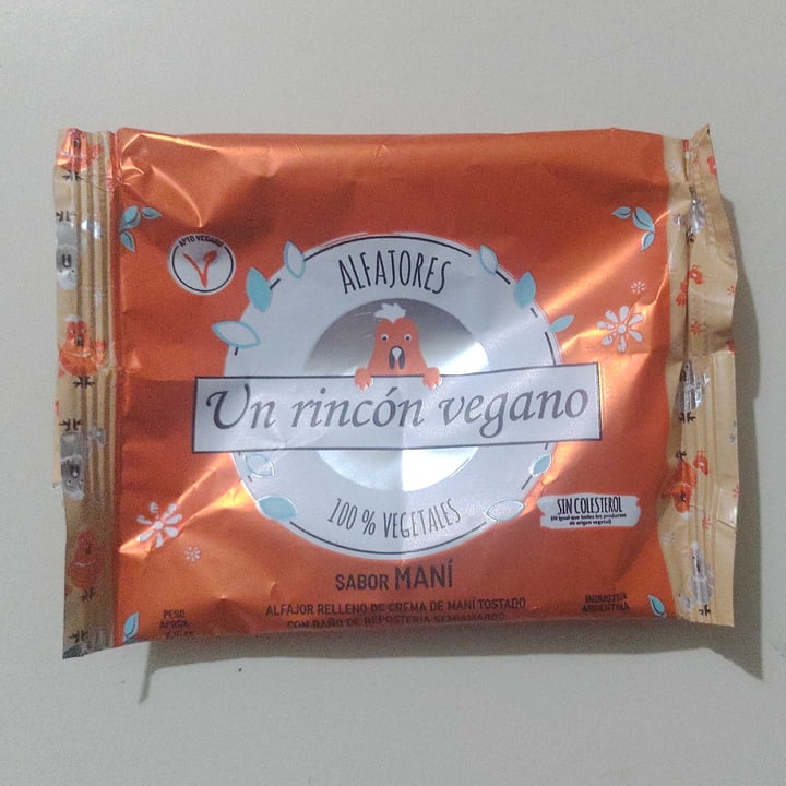 photo of Un Rincón Vegano Alfajor de Maní shared by @aldana1997 on  17 Jul 2022 - review