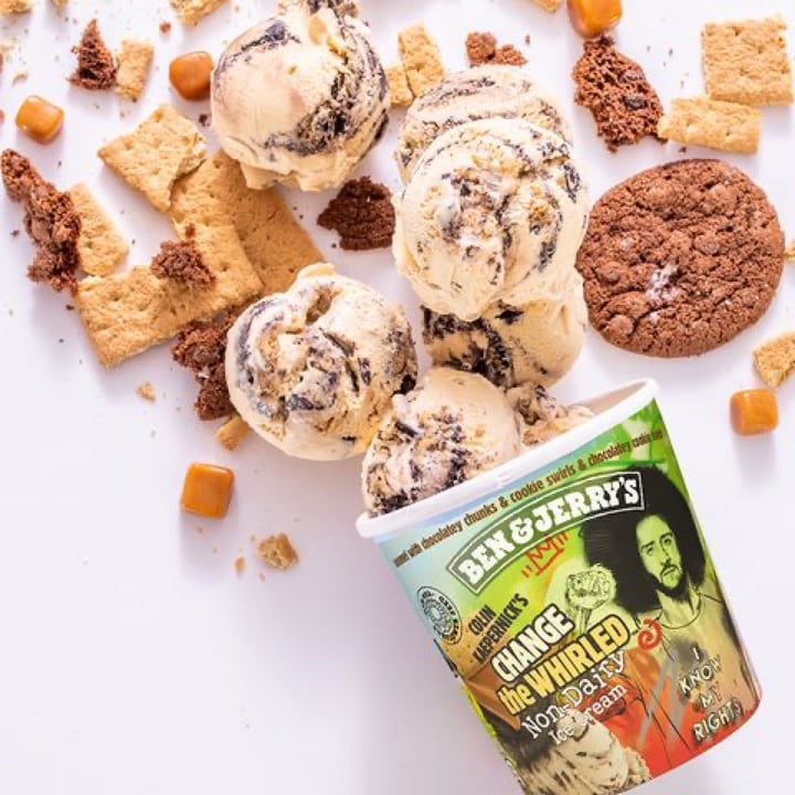review photo of Ben & Jerry's Change The Whirled Non-Dairy Frozen Dessert shared by @cupidelocke on 17 Nov 2022 - review
