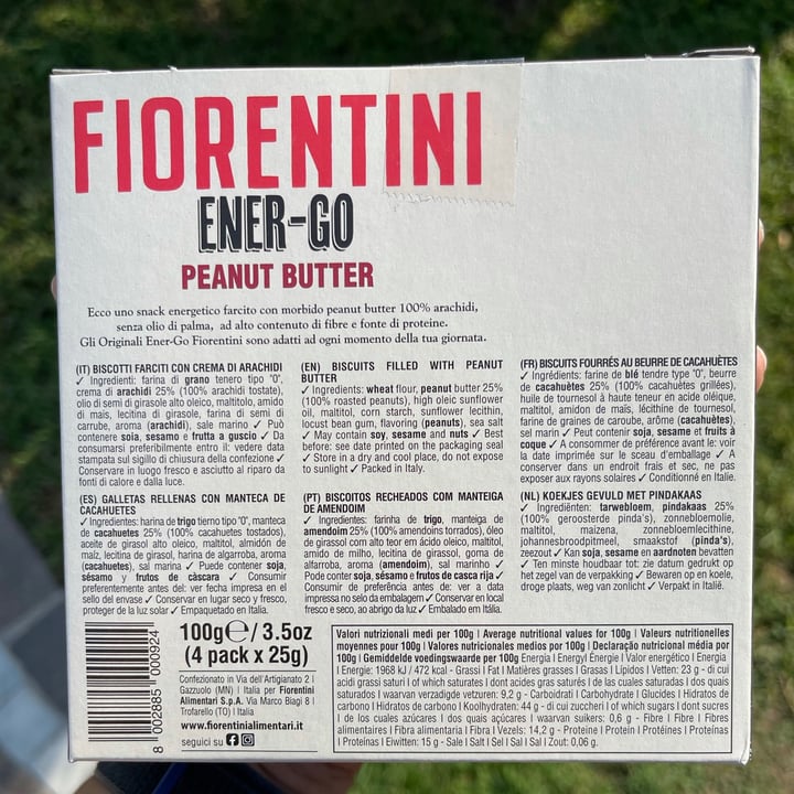 photo of Fiorentini Ener go peanut butter shared by @loveg on  13 Sep 2021 - review
