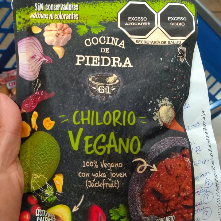 photo of Cocina de piedra Chilorio Vegano de Yaka shared by @anamary81 on  29 Jun 2022 - review
