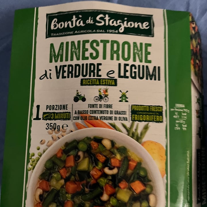 photo of Bontà di stagione Minestrone di verdure e legumi shared by @crynorway on  25 Jun 2022 - review