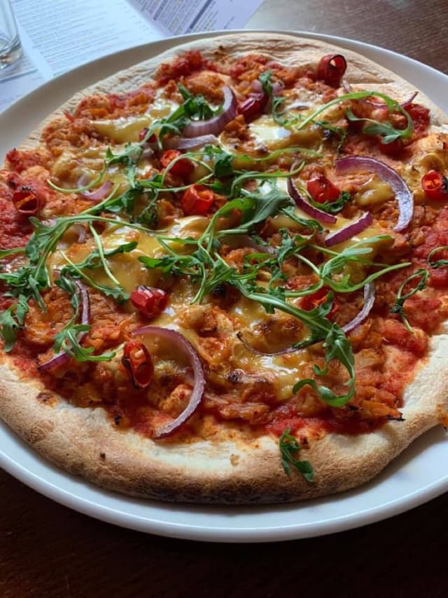 Photo of the dish “Jackfruit And Applewood Pizza”