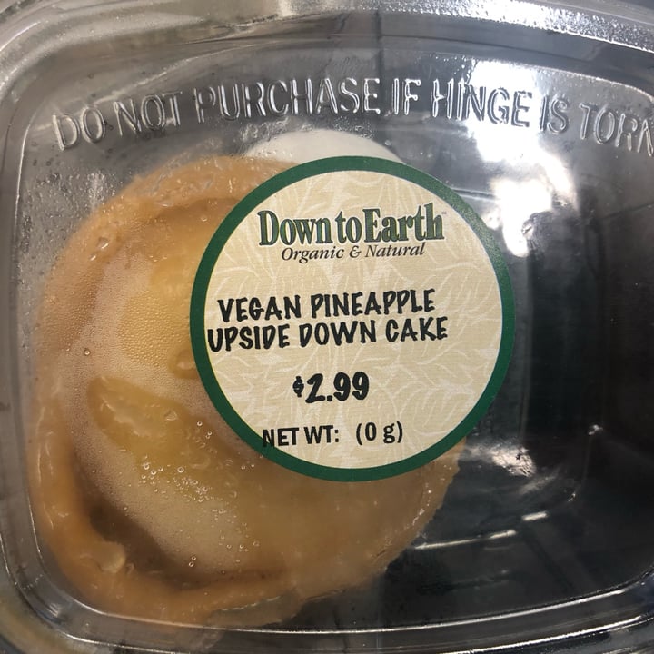 photo of Down to Earth Organic & Natural - Kahului Pineapple Upside Down Cake shared by @raatz on  01 Aug 2022 - review