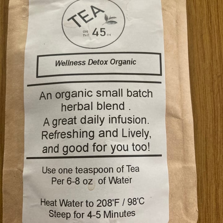 photo of Tea on the 45th Wellness Detox Organic tea shared by @archiesmum on  28 Jun 2021 - review