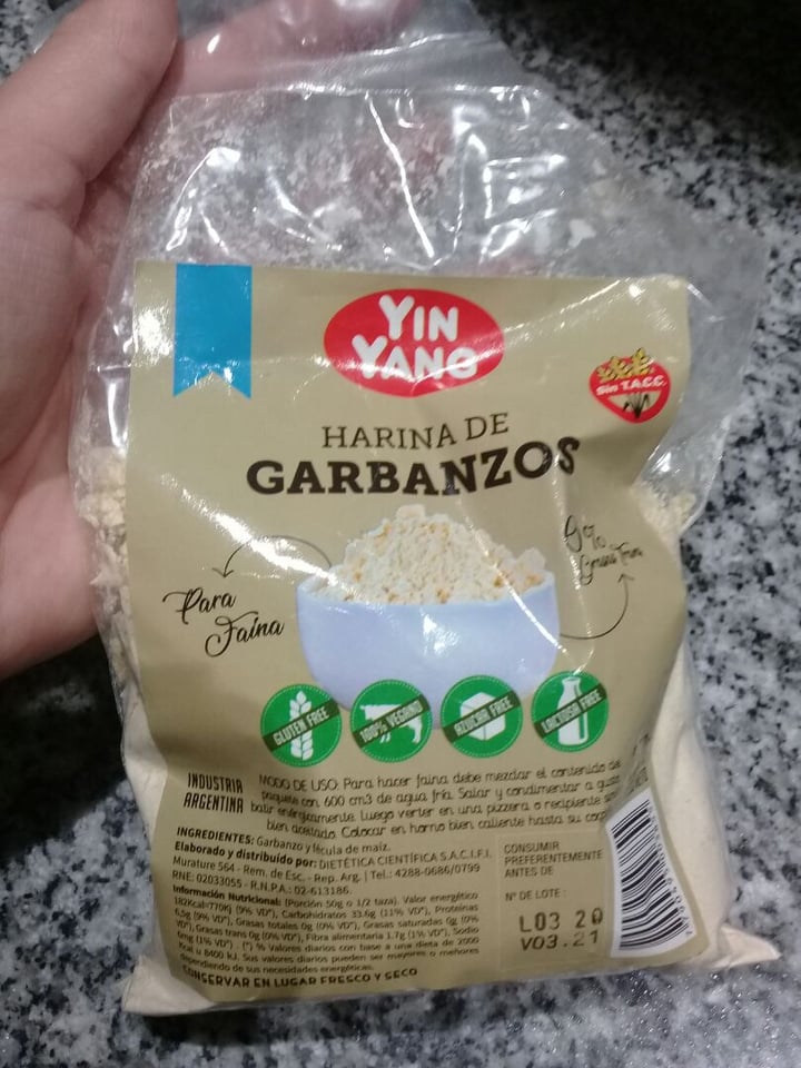 review photo of Yin Yang Harina de Garbanzos shared by @honoluluvegan on 18 Apr 2020 - review
