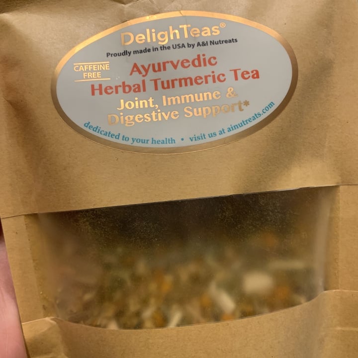 review photo of DelighTeas Ayurvedic Herbal Turmeric Tea shared by @katiaorse on 15 Feb 2021 - review