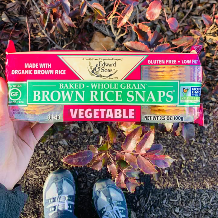 Edward & Sons Organic Vegetable Brown Rice Snaps Review abillion