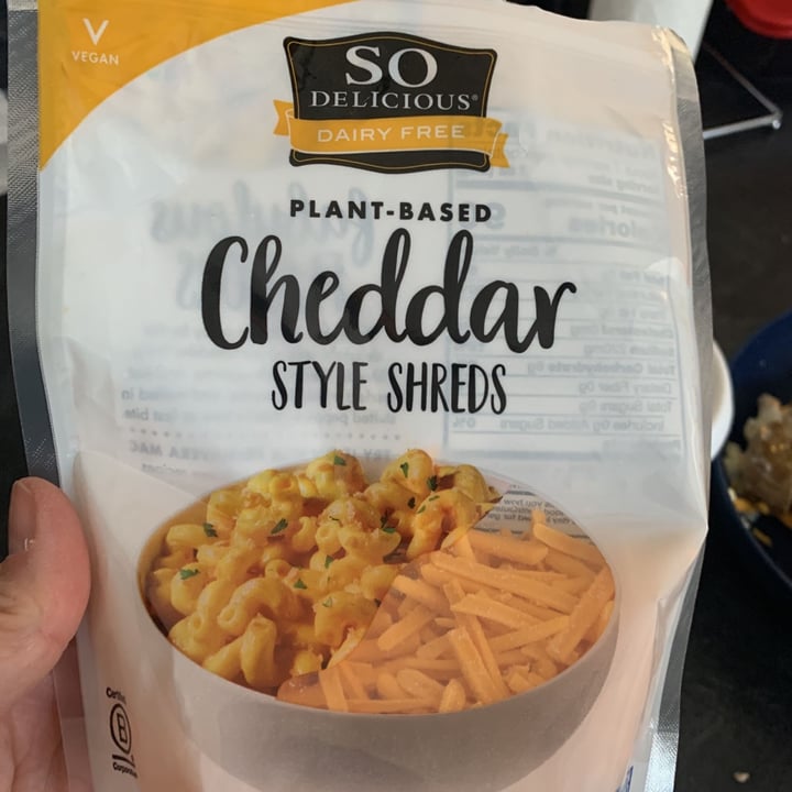 photo of So Delicious Dairy Free Cheddar Flavored Shreds shared by @newbow on  06 Feb 2021 - review
