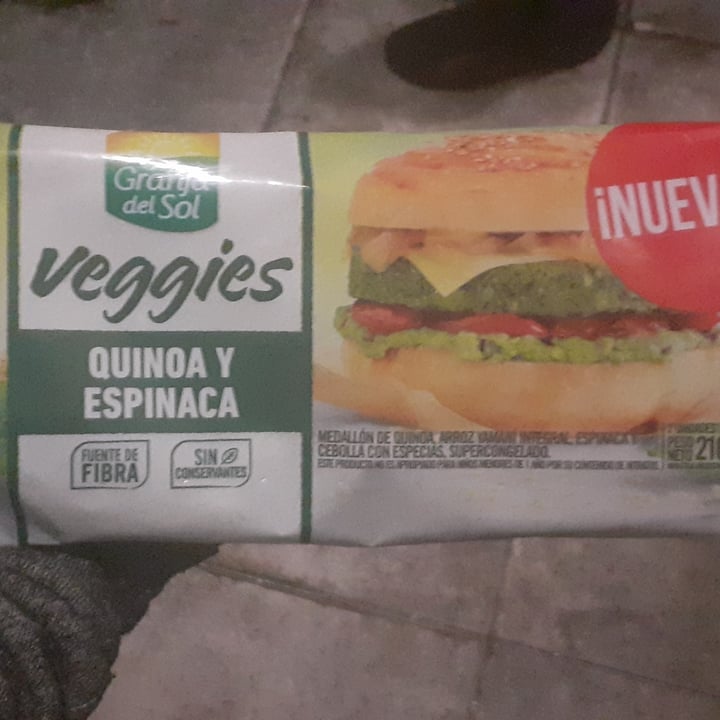review photo of Granja del Sol Medallon de Quinoa y Espinaca shared by @abbygan on 15 Jun 2020 - review
