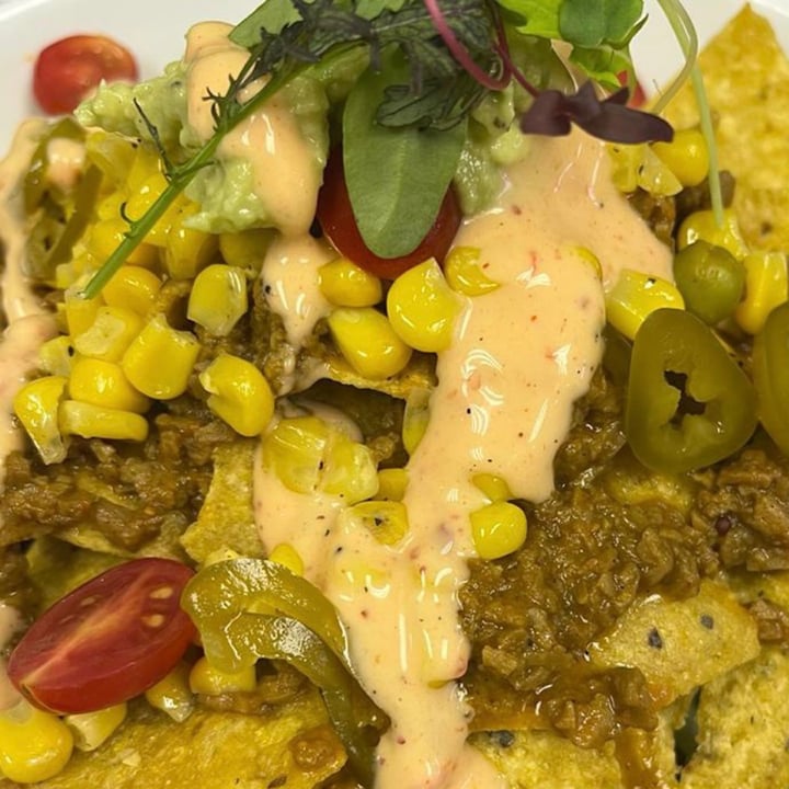 photo of The Vegan Chef Sandton Loaded Nachos shared by @globalvegan on  20 Nov 2021 - review