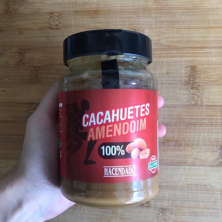photo of Hacendado Crema Cacahuetes Amendoim shared by @rebecabg on  16 Dec 2020 - review