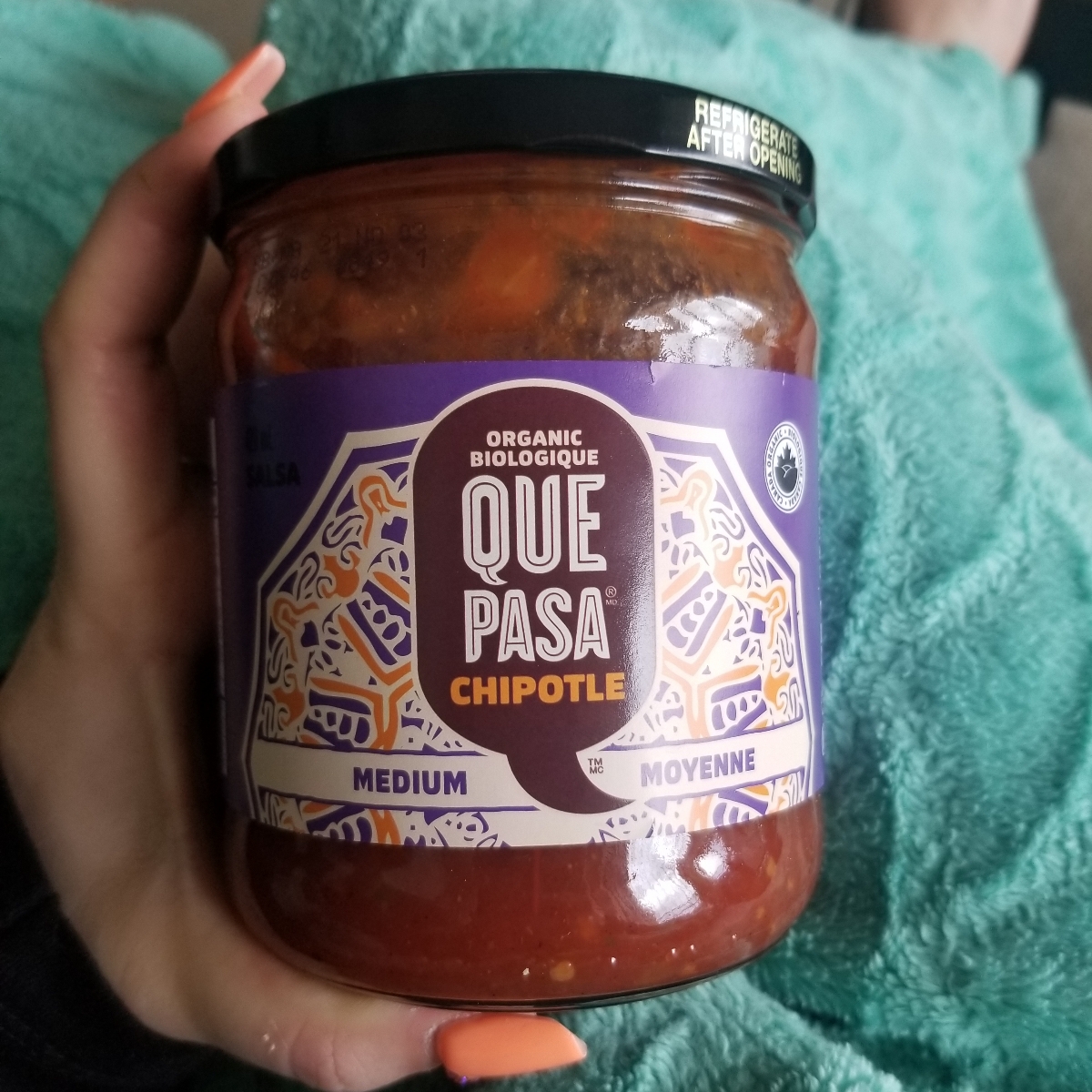 Organic Chipotle Medium Salsa from Que Pasa - Vegan Product Reviews ...