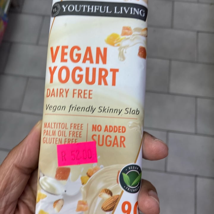 photo of Youthful Living Vegan yoghurt bar shared by @pushpavegan on  05 Jun 2022 - review