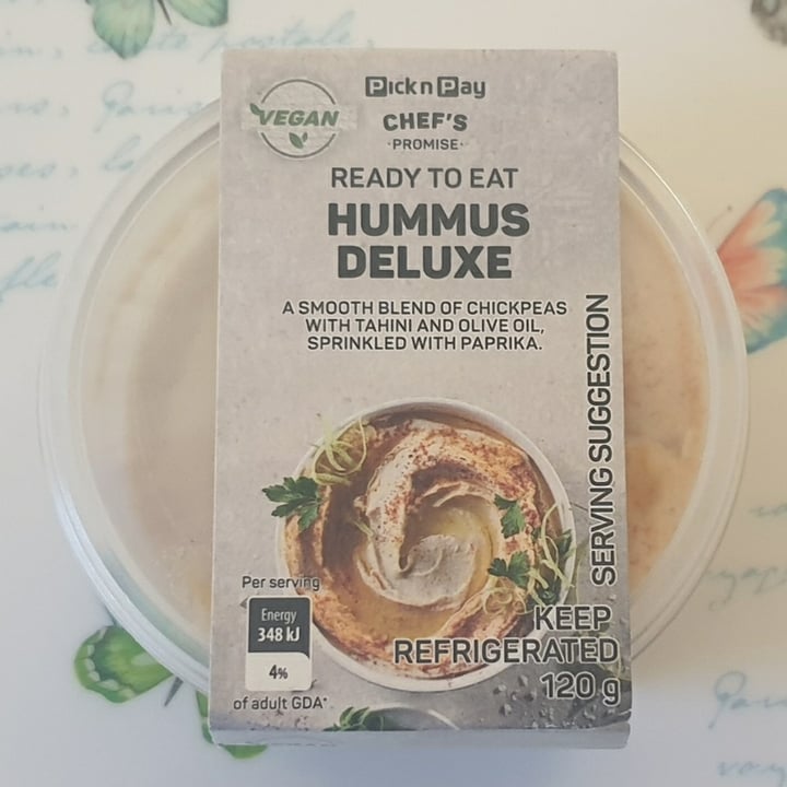 photo of Pick n Pay Hummus Deluxe shared by @compassionate1candy on  27 Apr 2021 - review
