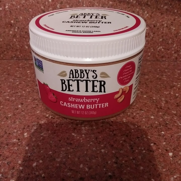 photo of Abby's Better  Cashew Strawberry Butter shared by @pamjah on  21 Feb 2021 - review