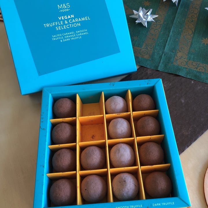 photo of Marks & Spencer Food (M&S) Vegan Truffles & Caramel Selection shared by @silkespin on  24 Dec 2020 - review