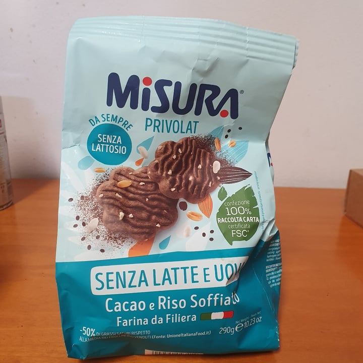 photo of Misura Biscotti con cacao e riso soffiato - Privolat shared by @letireds on  19 Jul 2022 - review