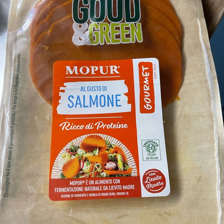 review photo of Good & Green Affettato Di Mopur Al Gusto Di Salmone shared by @ornellam on 04 Jul 2022 - review