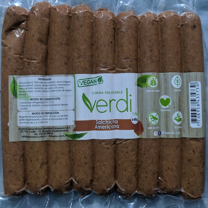 review photo of Verdi Salchicha Americana shared by @frayarias19 on 04 Jan 2021 - review