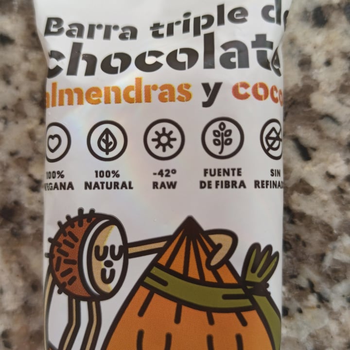 photo of Rebel Nuts Barrita De Chocolate shared by @azulhxcvegan on  26 Feb 2021 - review