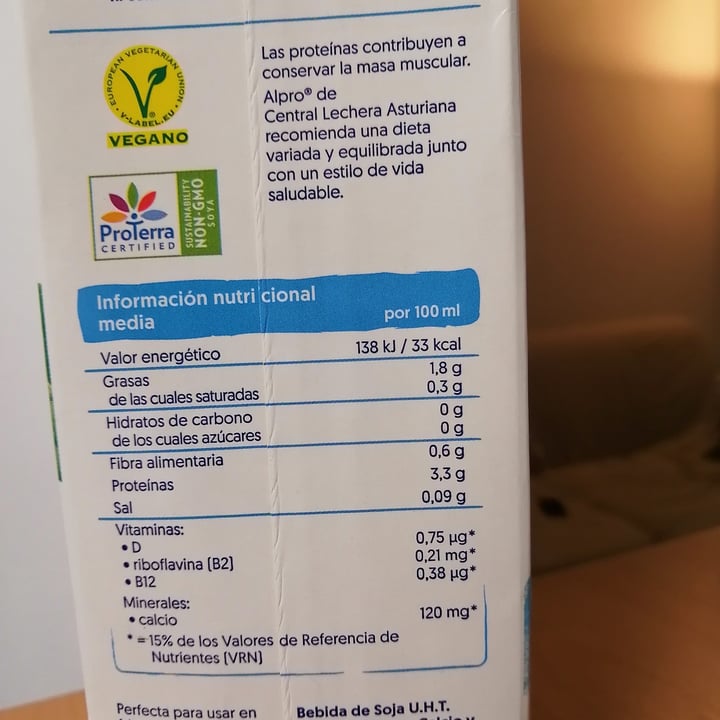 photo of Alpro Leche de Soja sin Azúcar shared by @ariparcero on  21 May 2021 - review