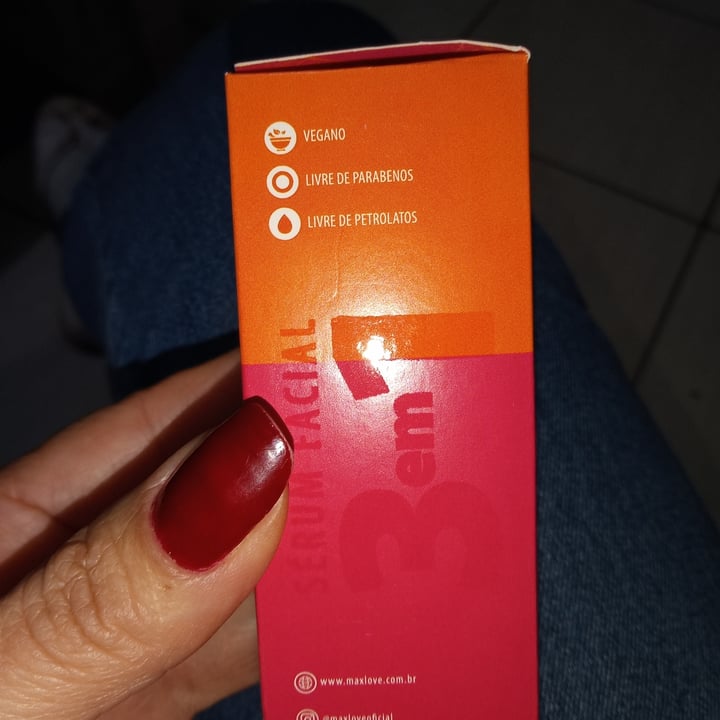 photo of Maxlove Sérum Facial 3 Em 1 shared by @sandrareginagarofolo on  20 May 2022 - review