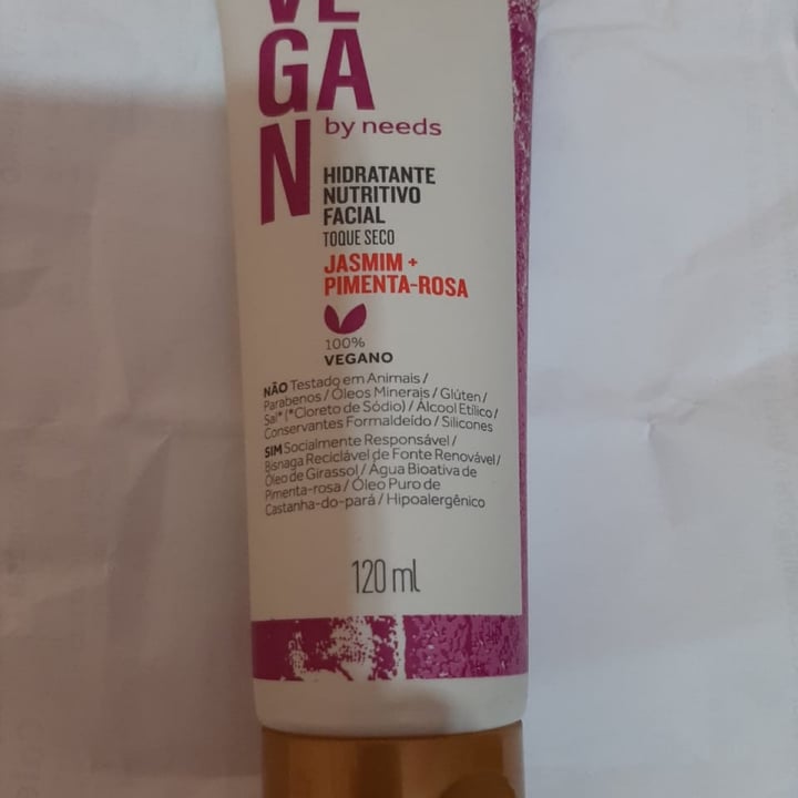 review photo of Vegan by Needs Hidratante Facial Jasmin+Pimenta Rosa shared by @paulatais on 26 Jun 2022 - review