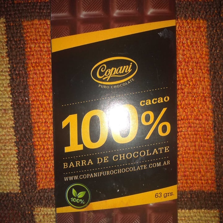 photo of Copani Chocolate 100% cacao shared by @lulicab on  08 Jan 2021 - review