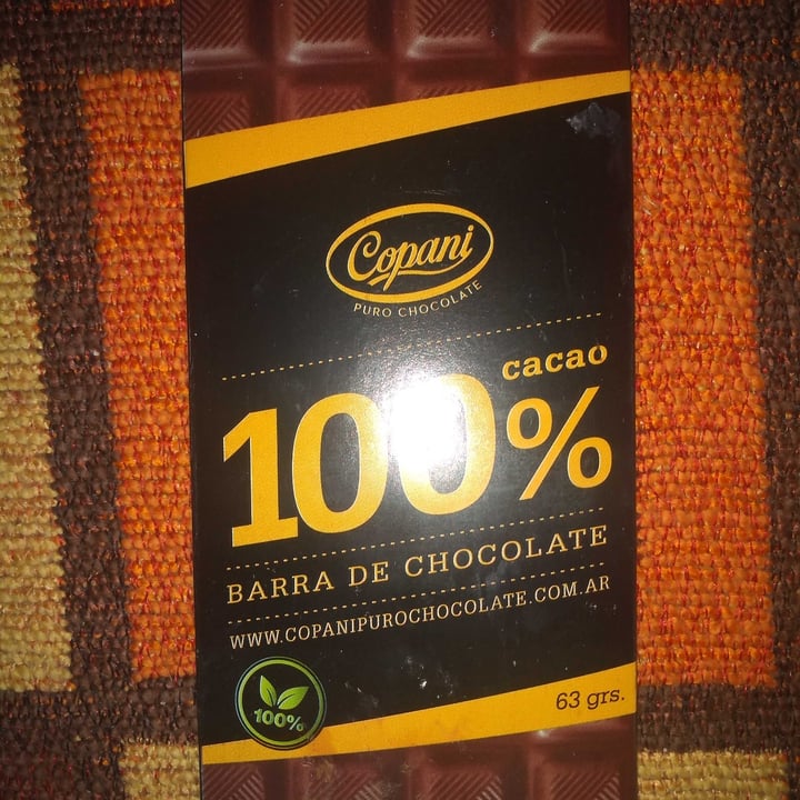 review photo of Copani Chocolate 100% cacao shared by @lulicab on 08 Jan 2021 - review