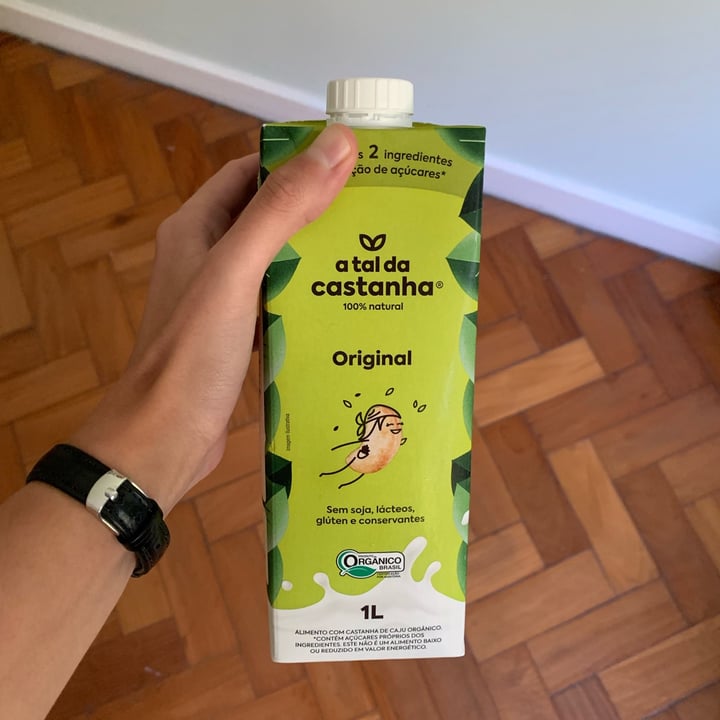 review photo of A Tal da Castanha Bebida vegetal shared by @anaescaleira on 04 May 2022 - review