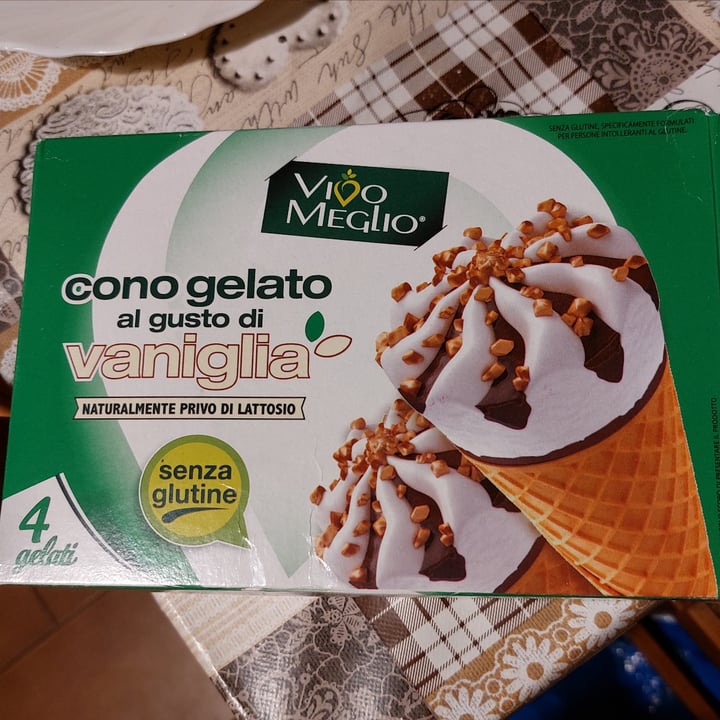photo of Vivo Meglio Cono gelato al gusto di vaniglia shared by @violaveg on  16 Nov 2022 - review