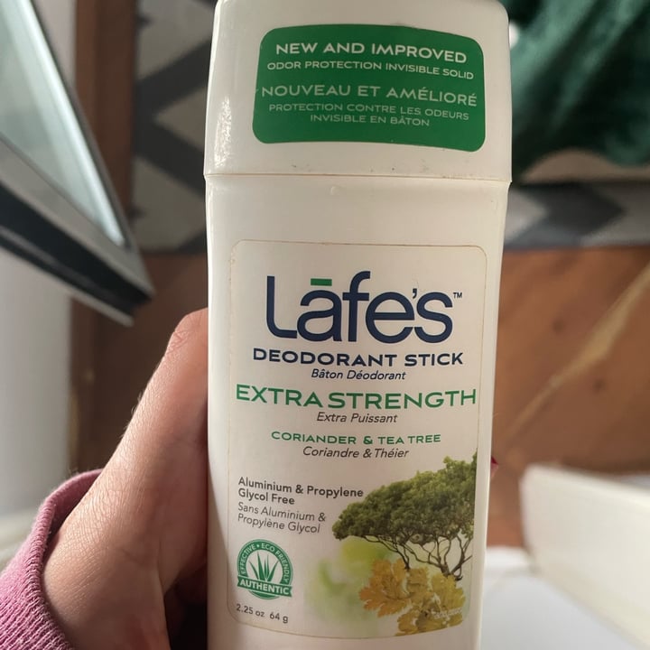 review photo of Lafes Deodorant Stick shared by @jumullerk on 30 Apr 2022 - review