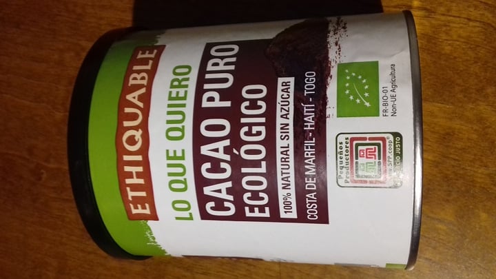 photo of Ethiquable Cacao puro ecológico shared by @anasp on  15 Feb 2021 - review