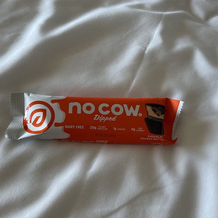 photo of No Cow Chocolate peanut butter cup protein bar shared by @ravenmychelle on  19 May 2022 - review