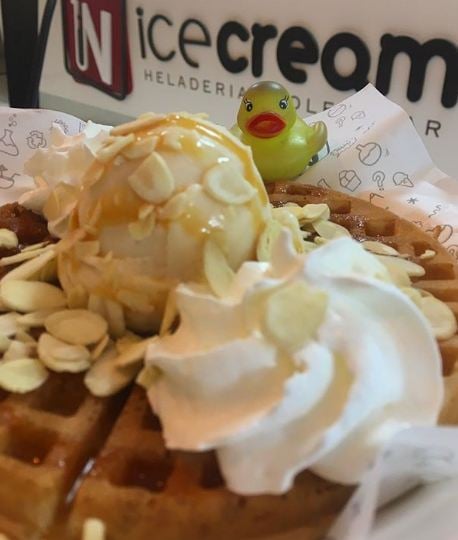 photo of Nicecream Chile waffle con helado shared by @patitovegan on  28 Feb 2020 - review