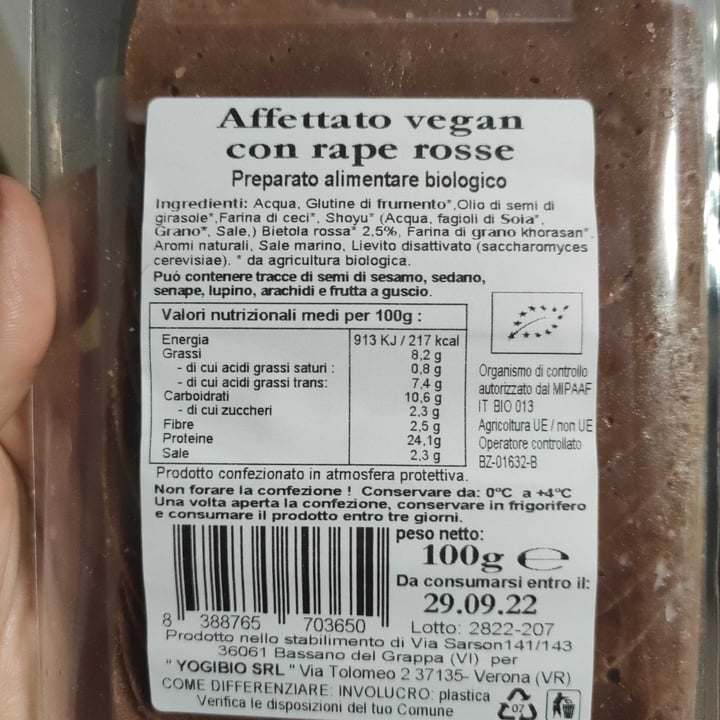 photo of Biomigusta Affettato Con Rape Rosse shared by @giuliathefox on  02 Sep 2022 - review