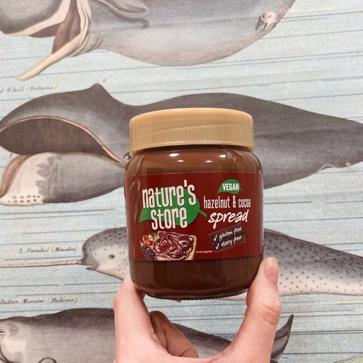 photo of nature's store Hazelnut & Cocoa Spread shared by @katelouisepowell on  12 Nov 2021 - review