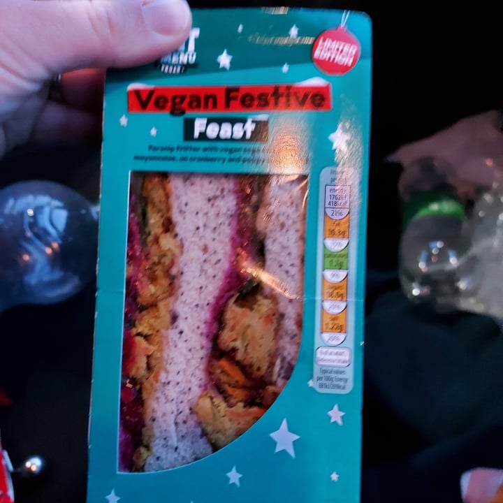 photo of Plant Menu Vegan Festive Feast Sandwich shared by @skito1987 on  23 Dec 2021 - review