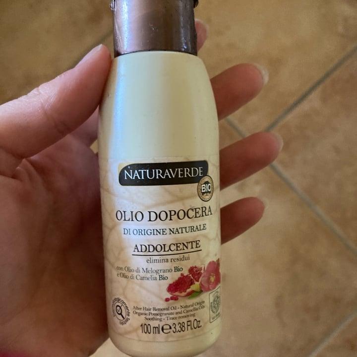 review photo of Natura Verde Olio dopocera Con Olio Di Melograno Bio E Olio Di Camelia Bio shared by @alessiaaa18 on 13 Apr 2022 - review
