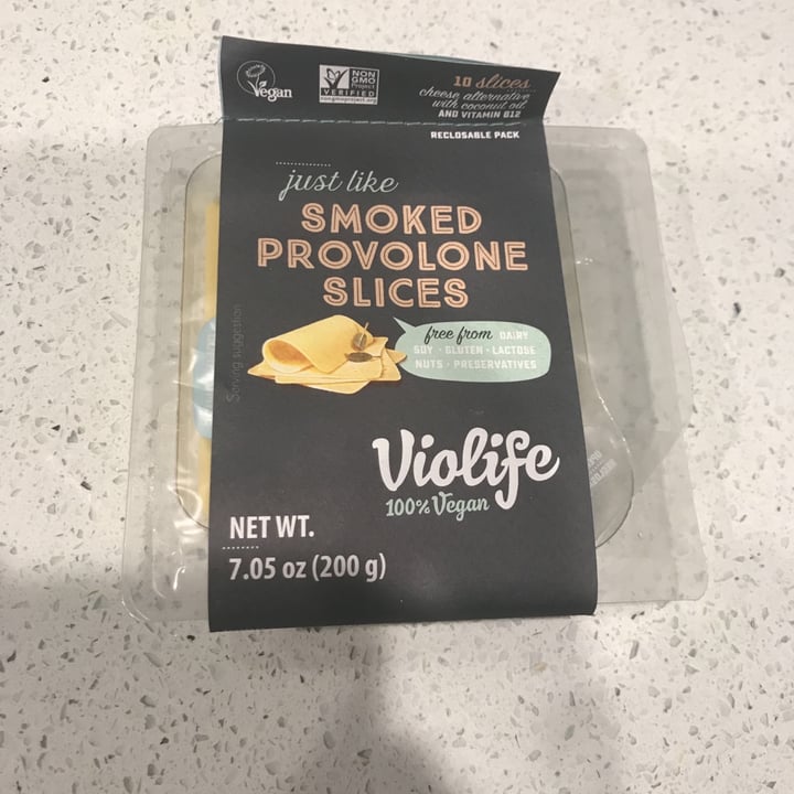 photo of Violife Smoked Provolone Slices shared by @daphnet on  11 Apr 2021 - review