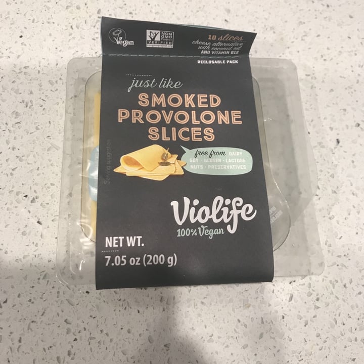 review photo of Violife Smoked Provolone Slices shared by @daphnet on 11 Apr 2021 - review