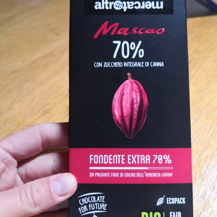 review photo of Altro mercato Mascao Fondente Extra 70% shared by @sbri on 14 Apr 2022 - review